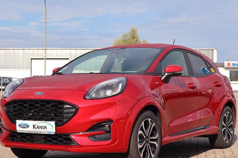 Rot Gebraucht 2022 Ford Puma Gen-E ST-Line SUV | 23.376 € (Etwas zu teuer) - Bild 1/4