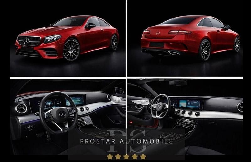 Rot Gebraucht 2017 Mercedes E220 AMG Coupé | 31.890 € (Fairer Preis) - Bild 1/4