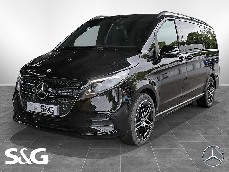 Obsidianschwarz Gebraucht 2025 Mercedes V300 Exclusive Van / Kleinbus | 104.299 € - Bild 1/4