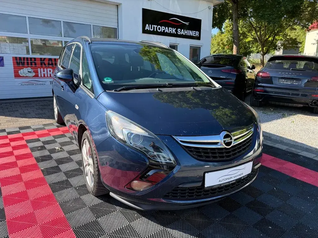 Gebraucht Opel Zafira Tourer Edition 140 PS (102 kW) 2011 Blau Van / Kleinbus