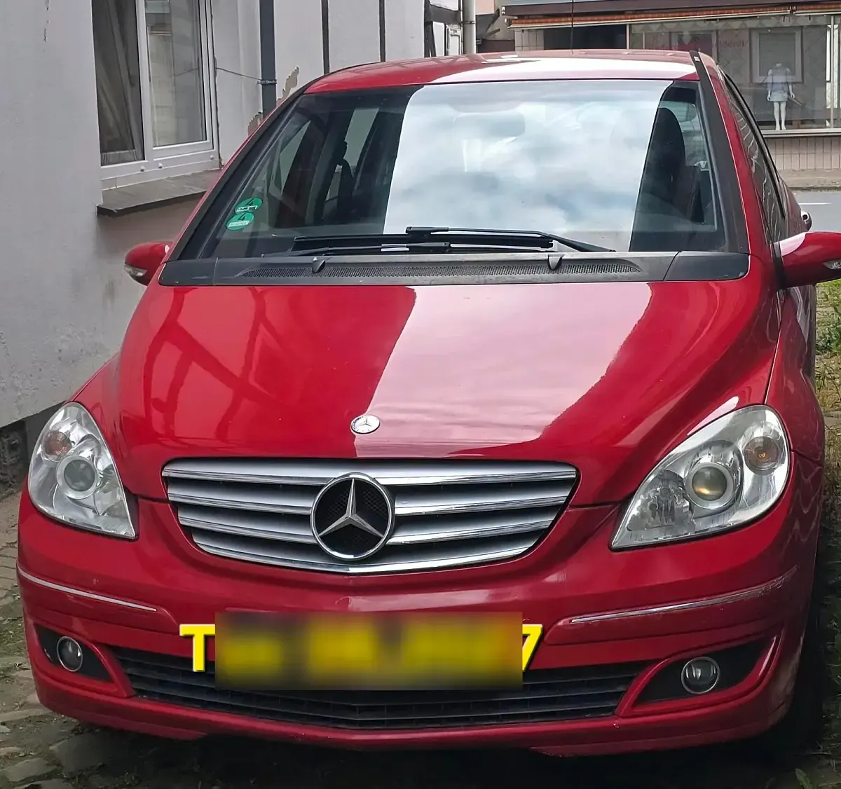 Gebraucht Mercedes B150 2006 Rot Van / Kleinbus