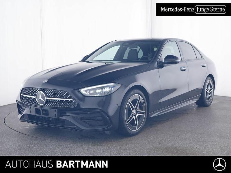 Unilack schwarz Gebraucht 2024 Mercedes C300 AMG Limousine | 48.900 € (Etwas zu teuer) - Bild 1/4