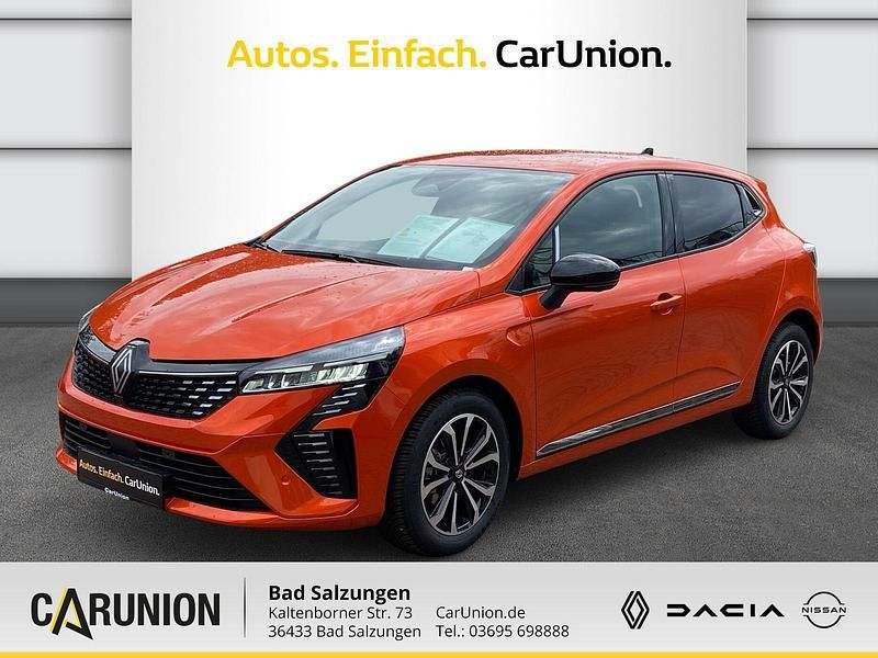 Neu Renault Clio V Techno 91 PS (66 kW) 2025 Valenciaorange metallic Limousine