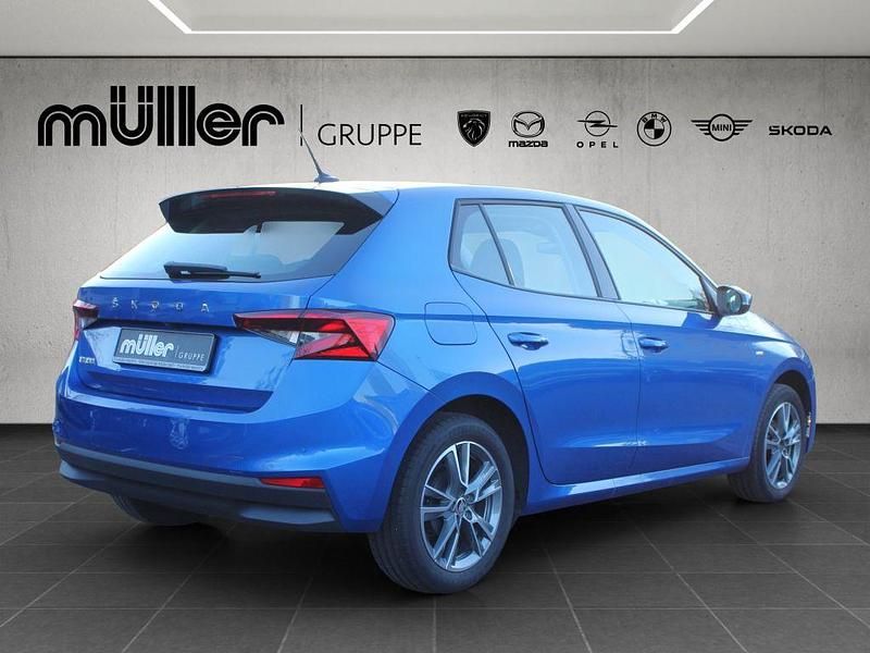 Gebraucht Skoda Fabia Tour 95 PS (69 kW) 2022 Blau Kleinwagen