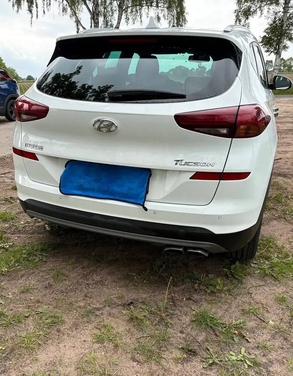 Gebraucht Hyundai Tucson 136 PS (100 kW) 2020 Weiß SUV