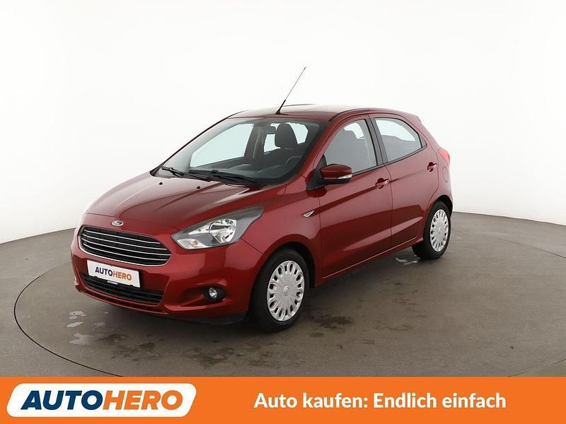 Rot Gebraucht 2017 Ford Ka Plus Cool & Sound Edition Kleinwagen | 9.530 € (Fairer Preis) - Bild 1/3