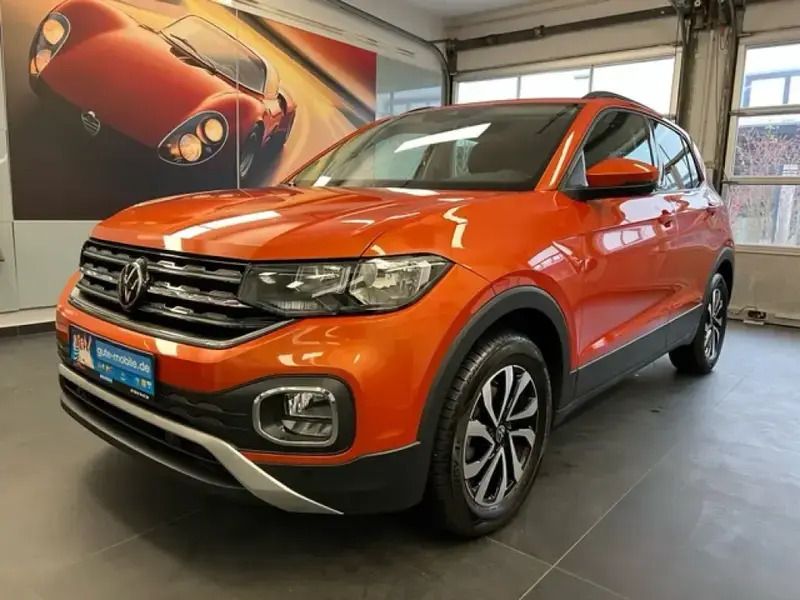 Orange energetic orange Gebraucht 2021 VW T-Cross Active SUV | 20.750 € (Guter Preis) - Bild 1/4