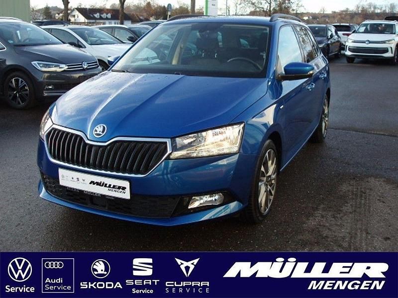 Blau Gebraucht 2021 Skoda Fabia Clever Kombi | 14.990 € (Fairer Preis) - Bild 1/4