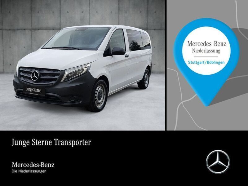 Weiß Gebraucht 2021 Mercedes Vito Van / Kleinbus | 37.818 € (Guter Preis) - Bild 1/4