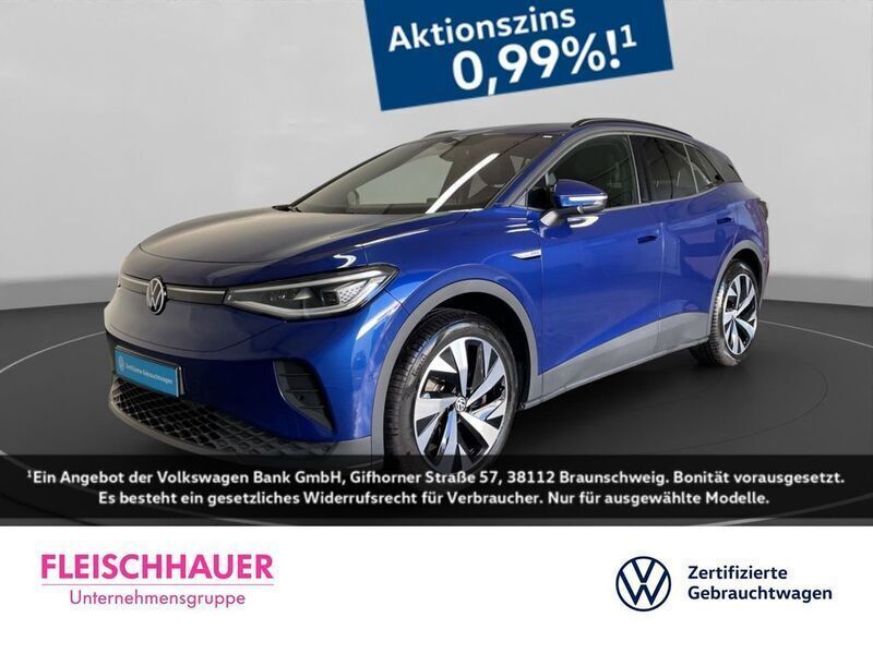 Blau Gebraucht 2023 VW ID.4 Pro Performance SUV | 34.670 € (Fairer Preis) - Bild 1/4