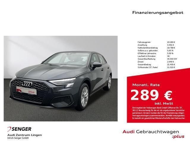 Gebraucht Audi A3 Sportback e-tron Design 204 PS (150 kW) 2021 Manhattangrau metallic Kleinwagen