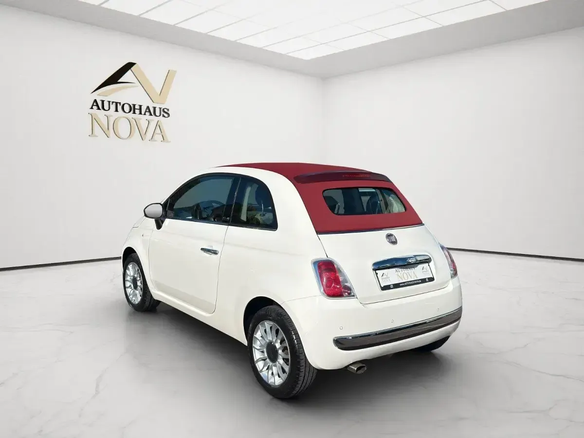 Gebraucht Fiat 500 Lounge 69 PS (50 kW) 2012 Weiß Cabrio