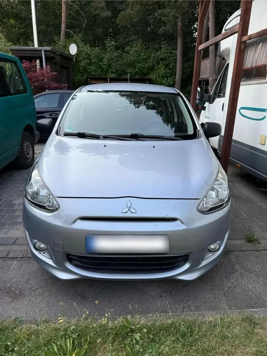 Gebraucht Mitsubishi Space Star 71 PS (52 kW) 2016 Blau Kleinwagen