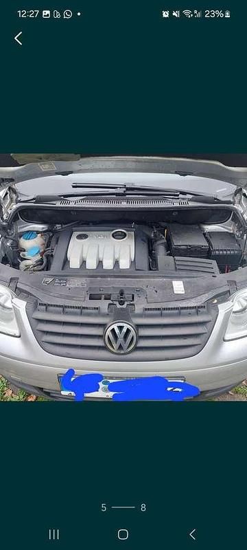 Gebraucht VW Touran Highline 105 PS (77 kW) 2004 Silber Van / Kleinbus
