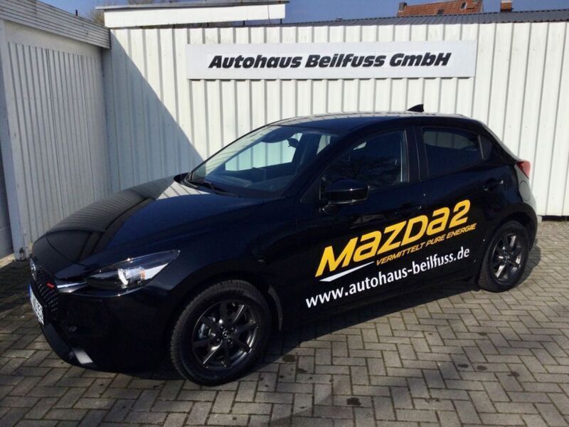Schwarz Gebraucht 2023 Mazda 2 Homura-Line Kleinwagen | 19.450 € (Fairer Preis) - Bild 1/4