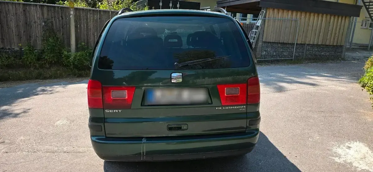Gebraucht Seat Alhambra 116 PS (85 kW) 2003 Grün Van / Kleinbus