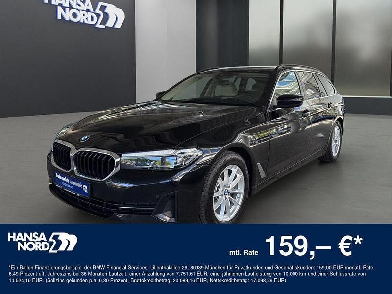 Schwarz Gebraucht 2021 BMW 520 Limousine | 24.850 € (Fairer Preis) - Bild 1/4