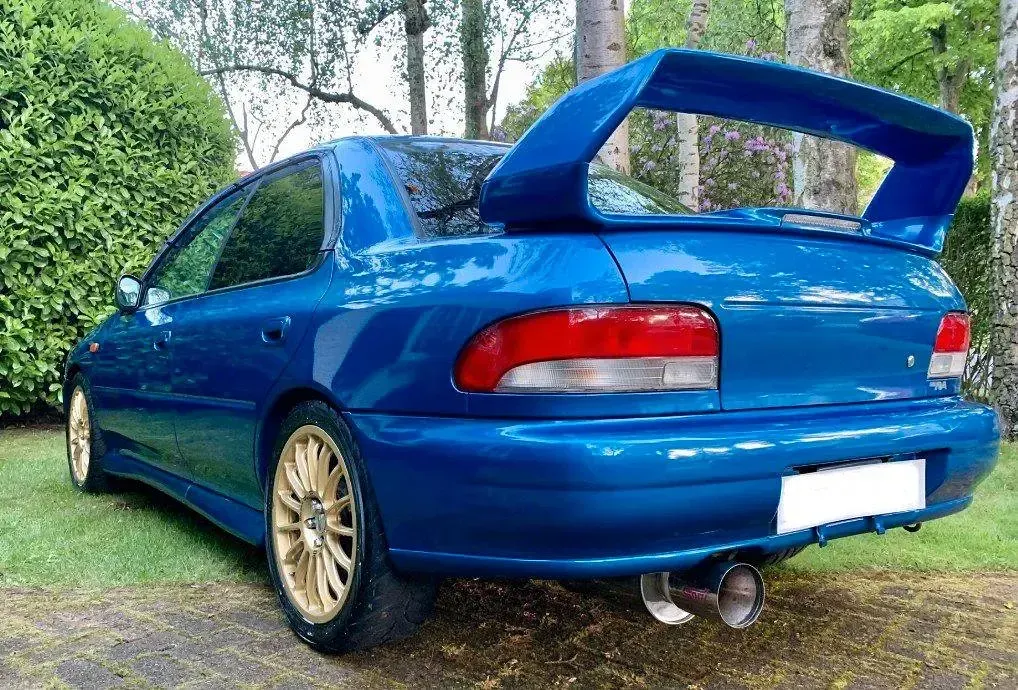Gebraucht Subaru Impreza 280 PS (205 kW) 2000 Blau Limousine