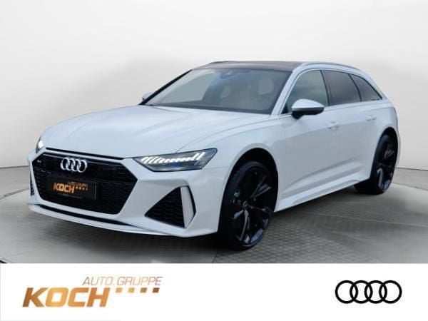 Gletscherweiß metallic Neu 2025 Audi RS6 Sport Kombi | 129.990 € (Superpreis) - Bild 1/4