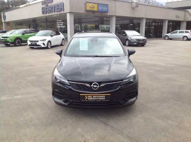 Gebraucht Opel Astra Elegance 131 PS (96 kW) 2021 Schwarz (onyx schwarz) Kombi