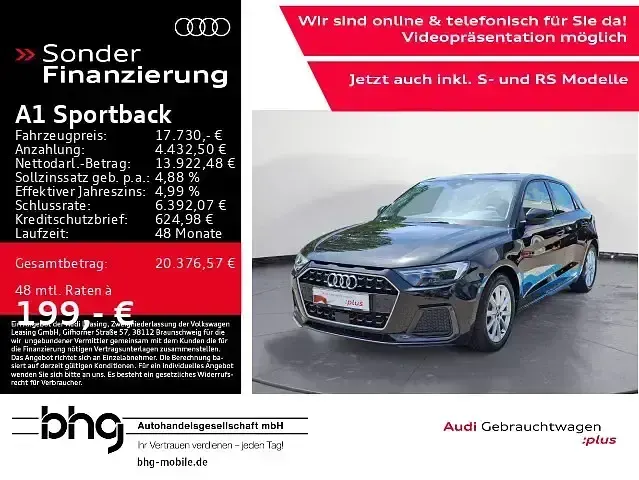 Gebraucht Audi A1 Sportback Advanced Plus 95 PS (69 kW) 2021 Kleinwagen