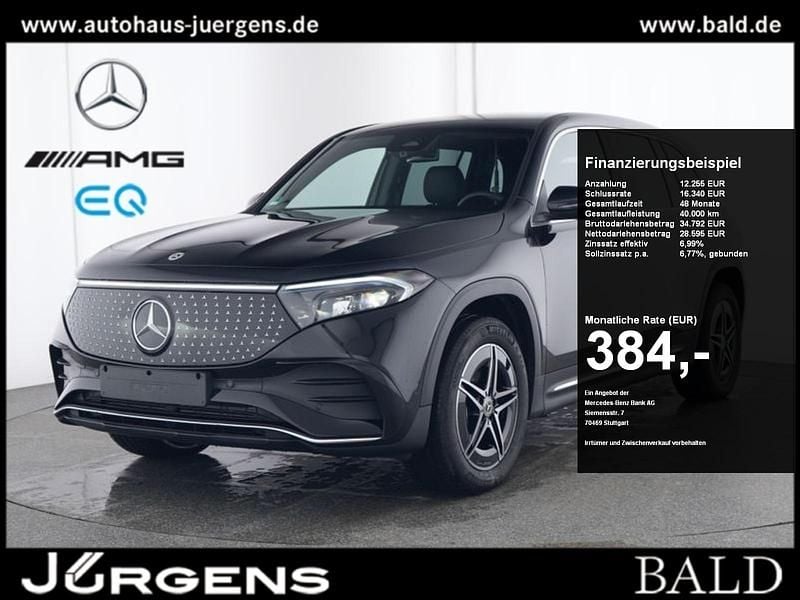 Schwarz kosmosschwarz metallic Gebraucht 2024 Mercedes EQB250+ AMG SUV | 40.840 € (Guter Preis) - Bild 1/4