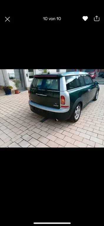 Gebraucht Mini Cooper Clubman 120 PS (88 kW) 2008 Grün Kombi