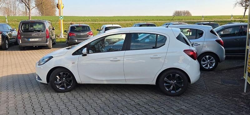 Gebraucht Opel Corsa Edition 90 PS (66 kW) 2016 Schneeweiss/summitwhite/arctic Kleinwagen