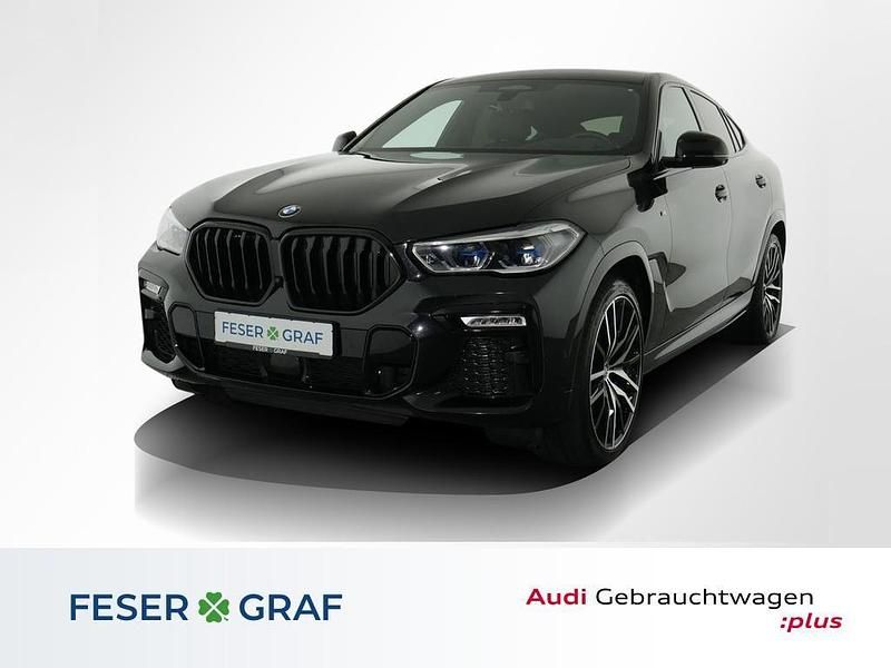 Schwarz Gebraucht 2020 BMW X6 M50 Sport Line SUV | 66.887 € - Bild 1/4
