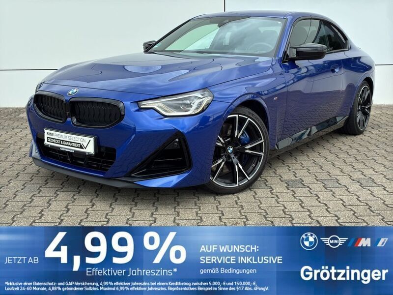 Blau Gebraucht 2024 BMW M240 M Sport Coupé | 48.640 € (Guter Preis) - Bild 1/4