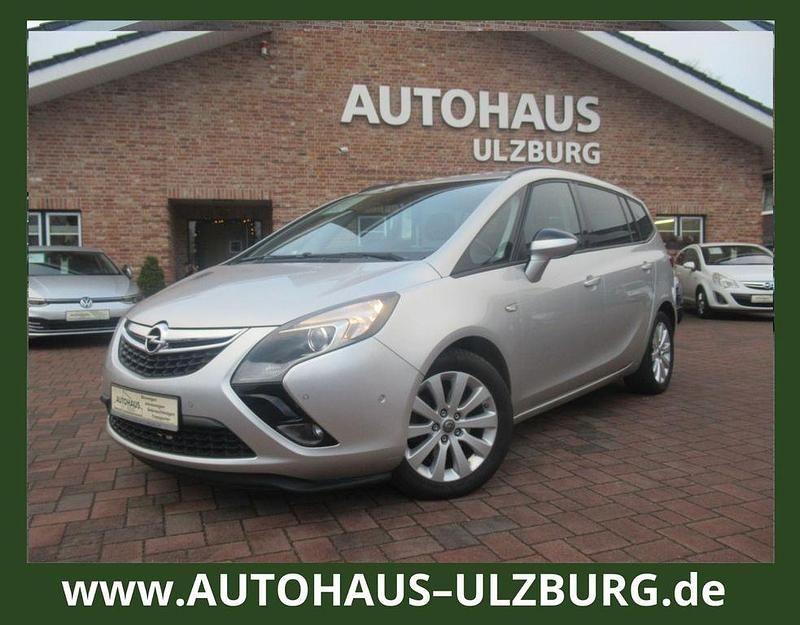 Silber Gebraucht 2013 Opel Zafira Tourer Edition Van / Kleinbus | 7.900 € (Fairer Preis) - Bild 1/4