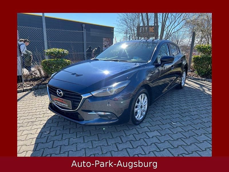 Gebraucht Mazda 3 Exclusive-Line 120 PS (88 kW) 2017 Blau Coupé
