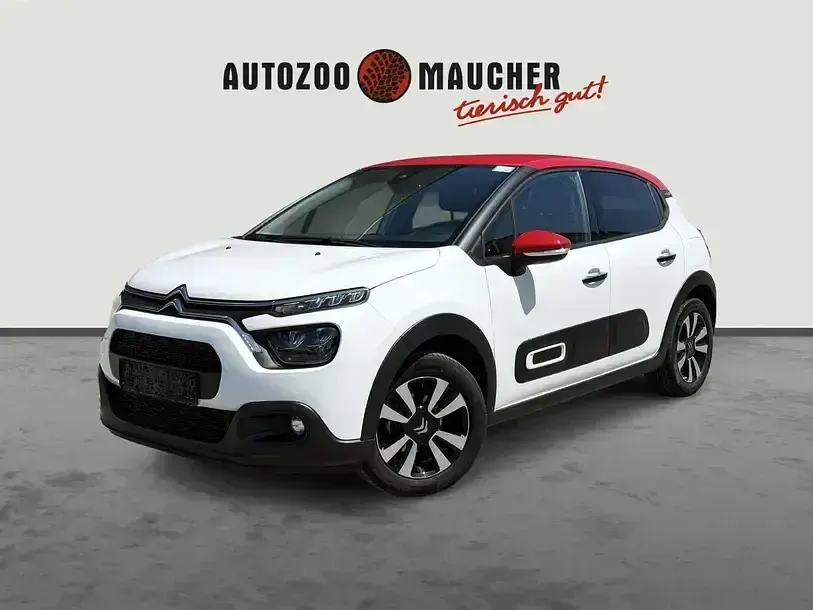 Gebraucht Citroën C3 PureTech 82 PS (60 kW) 2023 Lack weiss banquise/deckende Kleinwagen