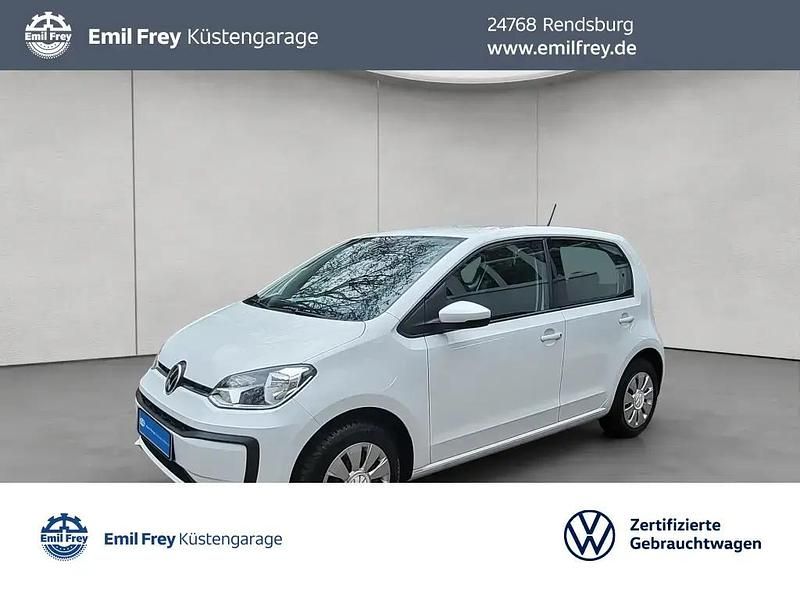 Pure white Gebraucht 2021 VW up! move up! Kleinwagen | 11.880 € (Fairer Preis) - Bild 1/3