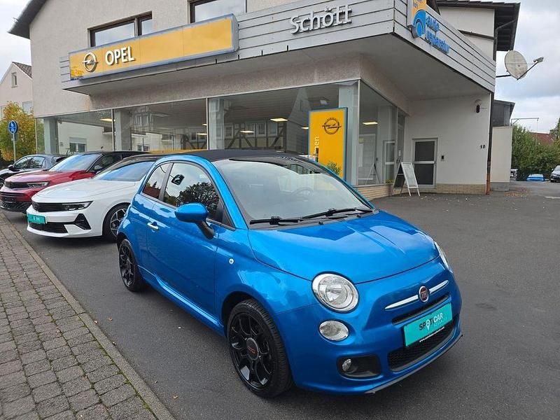 Blau Gebraucht 2014 Fiat 500S S Cabrio | 8.980 € (Fairer Preis) - Bild 1/4