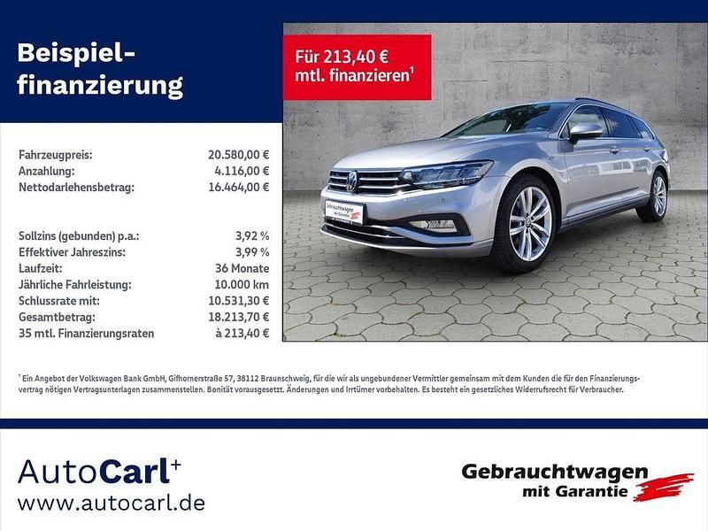 Pyritsilber metallic Gebraucht 2021 VW Passat Business Kombi | 20.580 € (Guter Preis) - Bild 1/4