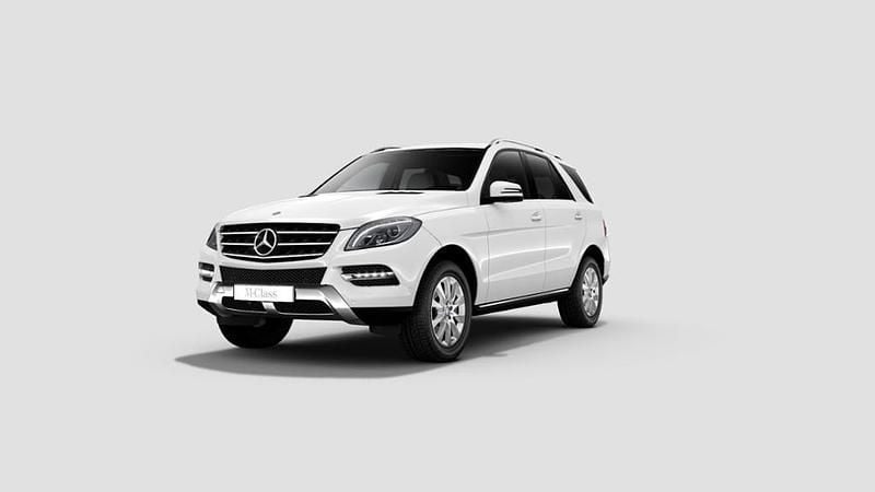 Unilack polarweiß Gebraucht 2015 Mercedes ML350 SUV | 20.870 € (Guter Preis) - Bild 1/3