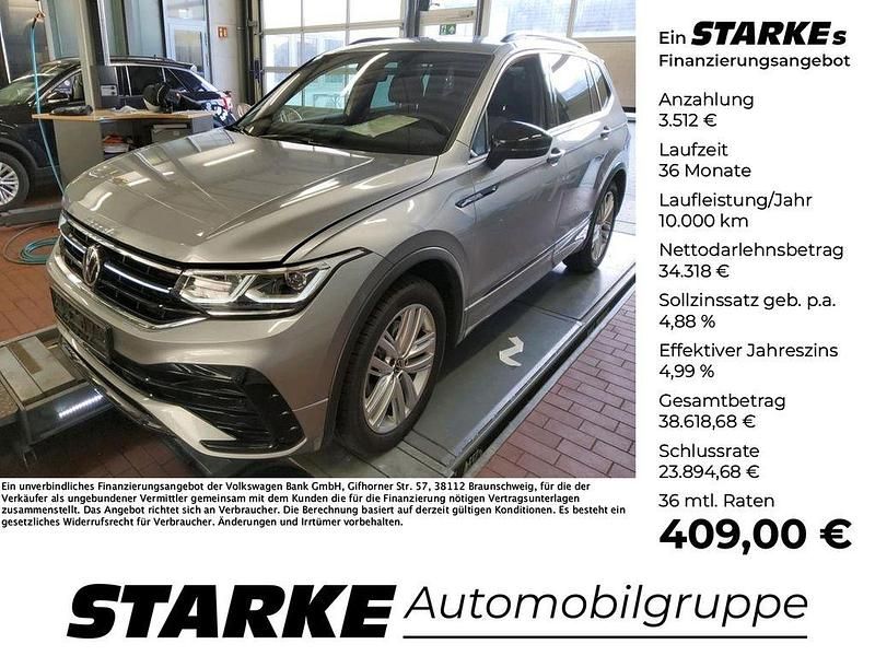 Gebraucht VW Tiguan Allspace Style 190 PS (139 kW) 2022 Pyrit silber metallic SUV