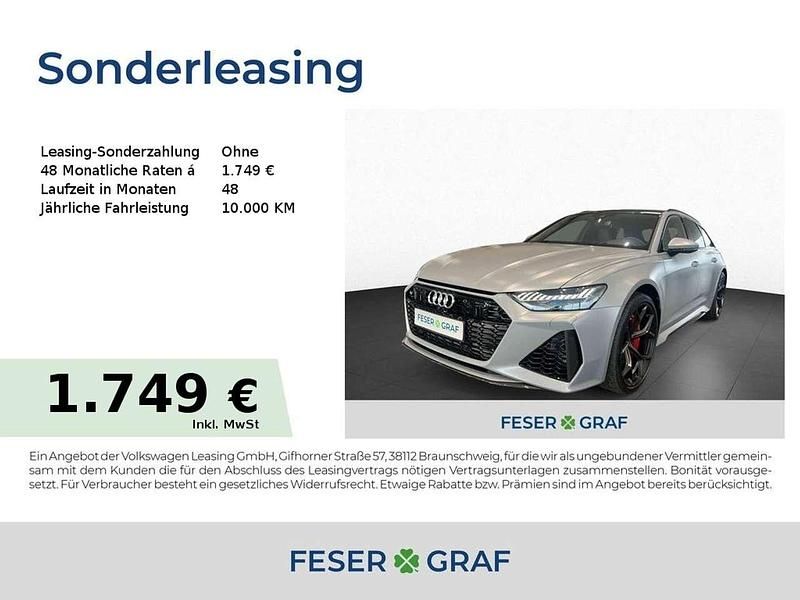 Grau Neu 2025 Audi RS6 Performance Kombi | 161.890 € (Fairer Preis) - Bild 1/4