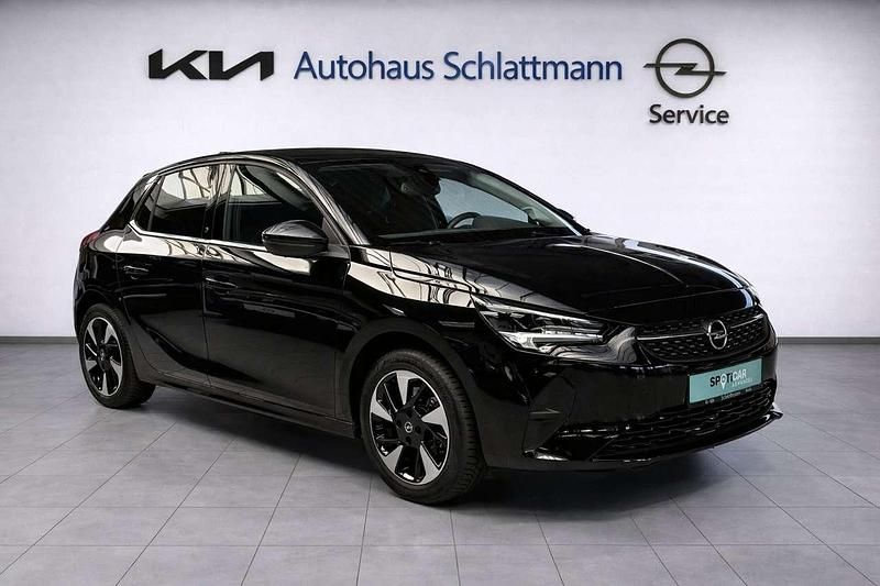 Gebraucht Opel Corsa-e Elegance 100 kW (136 PS) 2022 Diamant schwarz/karbon schwarz Kleinwagen