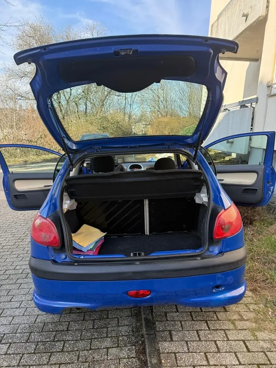 Gebraucht Peugeot 206 65 PS (47 kW) 2005 Blau Kleinwagen