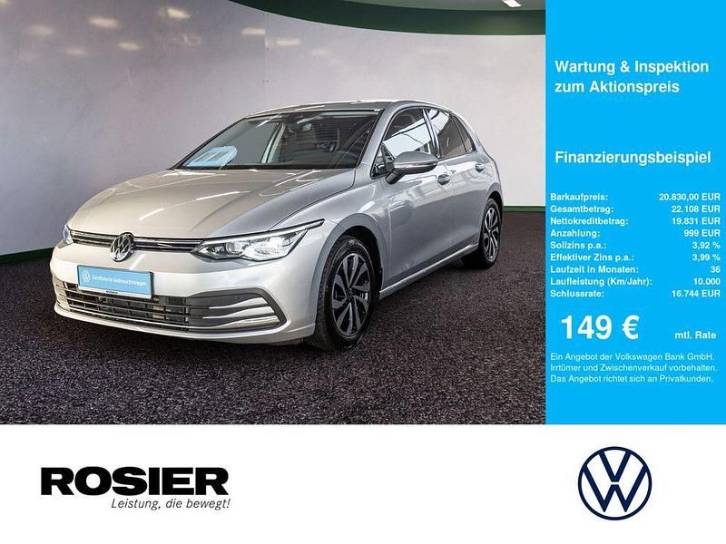 Gebraucht VW Golf VIII Active 150 PS (110 kW) 2022 Silber / reflexsilber Limousine