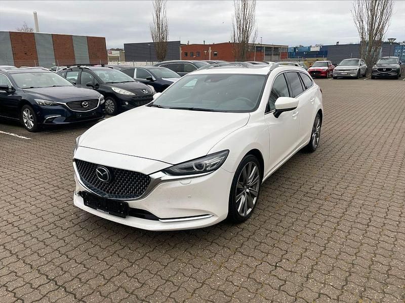 Weiß Gebraucht 2020 Mazda 6 Sports-Line Kombi | 15.900 € (Guter Preis) - Bild 1/4