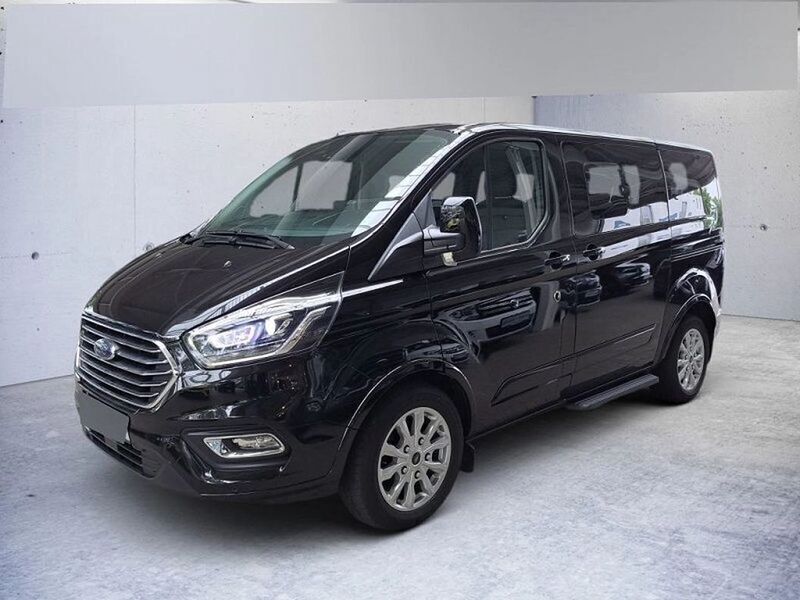 Schwarz Gebraucht 2021 Ford Tourneo Custom Titanium Van | 39.089 € (Teuer) - Bild 1/4