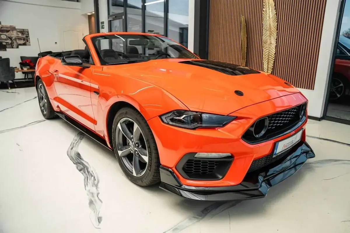 Occasion Ford Mustang Basis 305 ch (224 kW) 2015 Orange Cabriolet