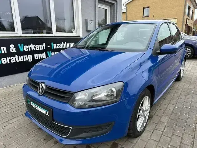 Gebraucht VW Polo Trendline 90 PS (66 kW) 2011 Meerblau Kleinwagen