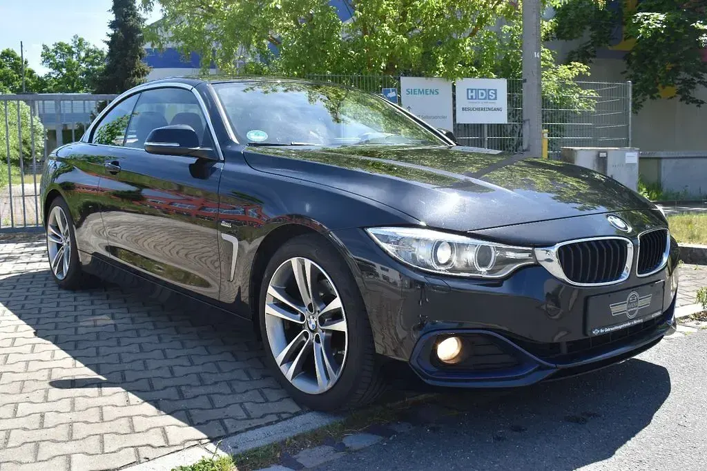 Gebraucht BMW 430 Cabriolet Sport Line 252 PS (185 kW) 2016 Schwarz Cabrio