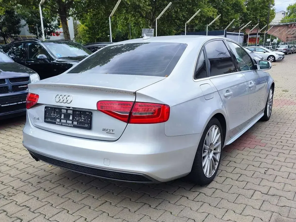 Usata Audi A4 S-Line 224 CV (164 kW) 2013 Argento Berlina