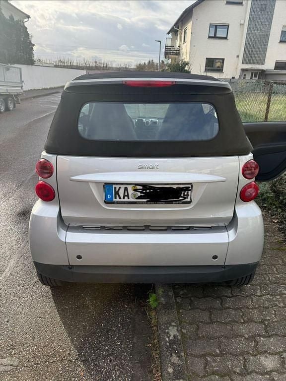 Gebraucht Smart ForTwo Cabrio Passion 84 PS (61 kW) 2008 Silber Cabrio