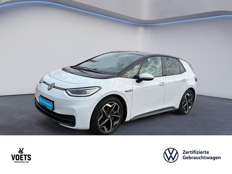 Weiß Gebraucht 2021 VW ID.3 Pro Performance Kleinwagen | 21.980 € (Fairer Preis) - Bild 1/4